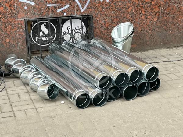 Трубы водосточные оцинкованные