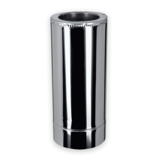 Труба TERMO Ø150/220 AISI201 ≠0,5мм нерж/оц - 1м